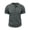 Gray, variant on T Shirts for Men Summer Casual Short Sleeve Henleys T-Shirt Single Button Plain V Neck Shirts for Women