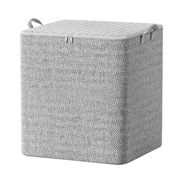 Yhmxh Organizadores y almacenamiento Bolsa de almacenamiento de tela no tejida de gran capacidad con diseño de flechas grises y olas, organizador de ropa y edredones para armarios del hogar.