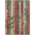 thumbnail image 2 of Addison Rugs Chantille Indoor/Outdoor Transitional Floral Terracotta Machine Washable Rectangle Rug, 5' x 7'6", 2 of 8