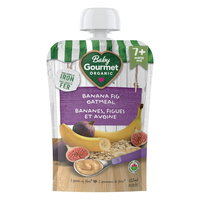 Baby Gourmet Organic Puree Banana Fig Oatmeal