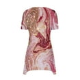 thumbnail image 3 of Blouses à Manches Courtes pour Femmes Mode Été Ample Imprimé Col Rond T-Shirt Manches Courtes Blouse Décontractée T-Shirts d'Été pour Femmes Blouse Manches Courtes T-Shirts d'Été pour Femmes, 3 of 5