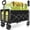 Charcoal, variant on Collapsible Wagon Cart Foldable - Extra Large 500 lbs Capacity Portable Folding Beach Wagon with Wheels - 34'' Extra Long Heavy Duty Utility Cart for Groceries, Shopping, Camping, Sports - Black