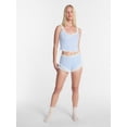thumbnail image 3 of Kacey Lee Women's Pointelle Ruffle Sleep Set, 2-Piece, Sizes XS-XXL, 3 of 7