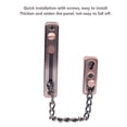 thumbnail image 3 of LHCER Chain Lock,Stainless Steel Safety Guard Anti-Theft Chain Lock Security Door Chain for Home Hotel,Anti-Theft Chain Lock, 3 of 8