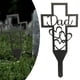 thumbnail image 3 of Cruz Arte Duelo Estatua Impermeable Hueco Recuerdo Regalos Con Corazón MDOD01 Sunnimix Estaca de cruz de cementerio, 3 of 8