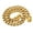 Gold 12 inches, variant on Luxury 18K gold dog collar, personalized heavy duty 1/2 inch wide stainless steel Cuban necklace