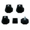 Uxcell Leveling Feet 25 x 25mm Square Inserts Furniture Adjustable Leveler 4 Sets