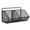 2 grids, variant on SharkTRUE No Drill Wall Mount Storage Basket, Black Iron Organizer for Bathroom Kitchen Bedroom