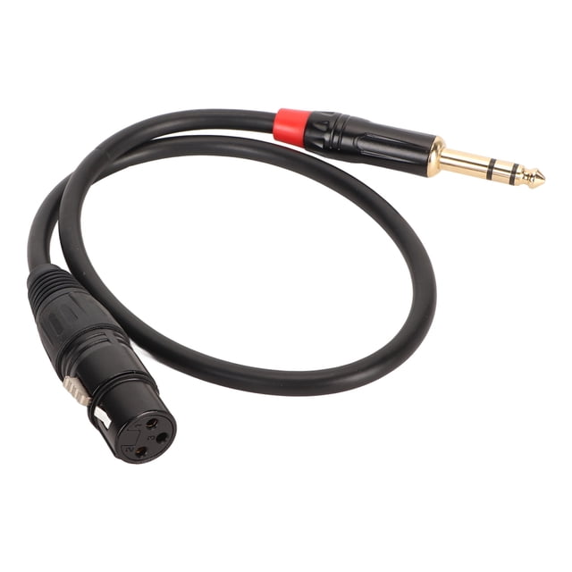 Cable De Audio XLR TRS, Blindaje Multicapa Cable XLR Hembra A TRS De 0,5 M Conexión Estable De 1/4 Pulg.