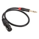 thumbnail image 5 of Cable XLR Hembra A TRS, 3 Pines, Buena De Sonido, 1/4 Pulgadas, 20 AWG, Núcleo De Cobre, Cable De Audio XLR TRS De 0,5 M Para Música, 5 of 7