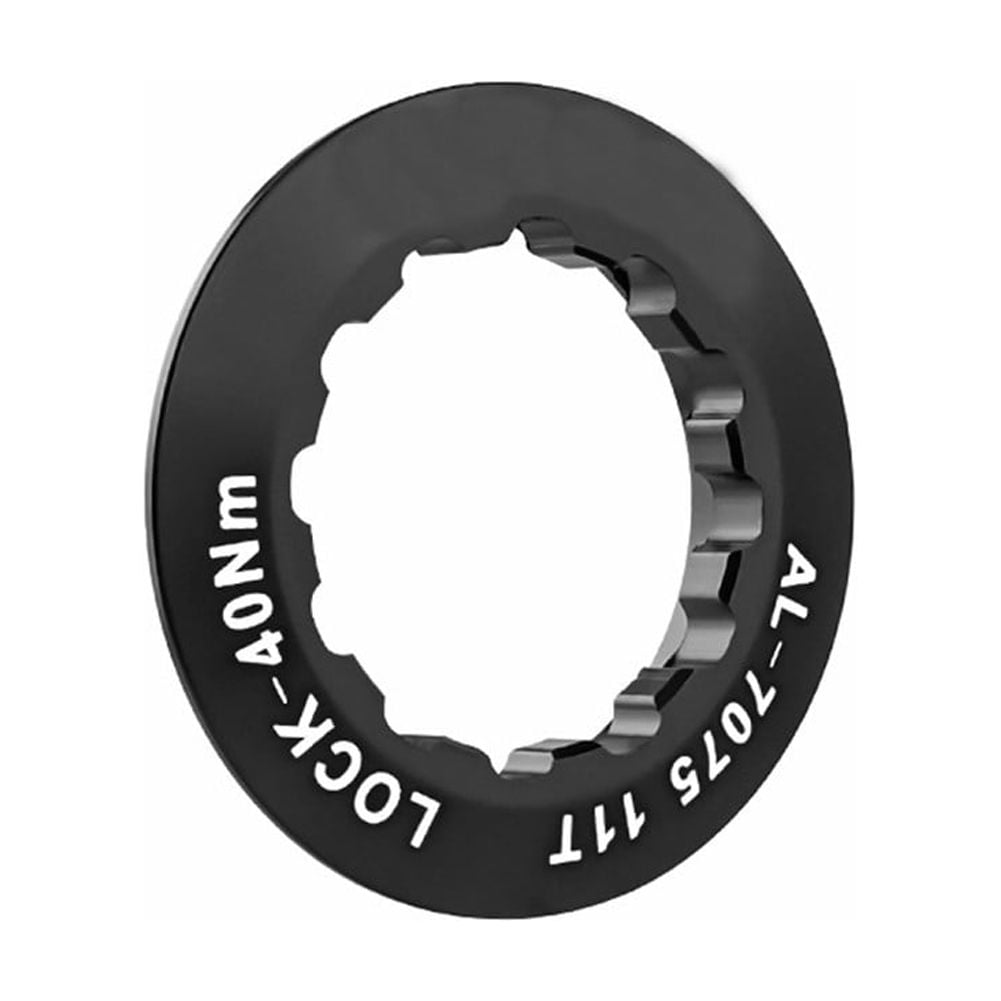 Bicycle cassette flywheel lock cover hub body lock cover