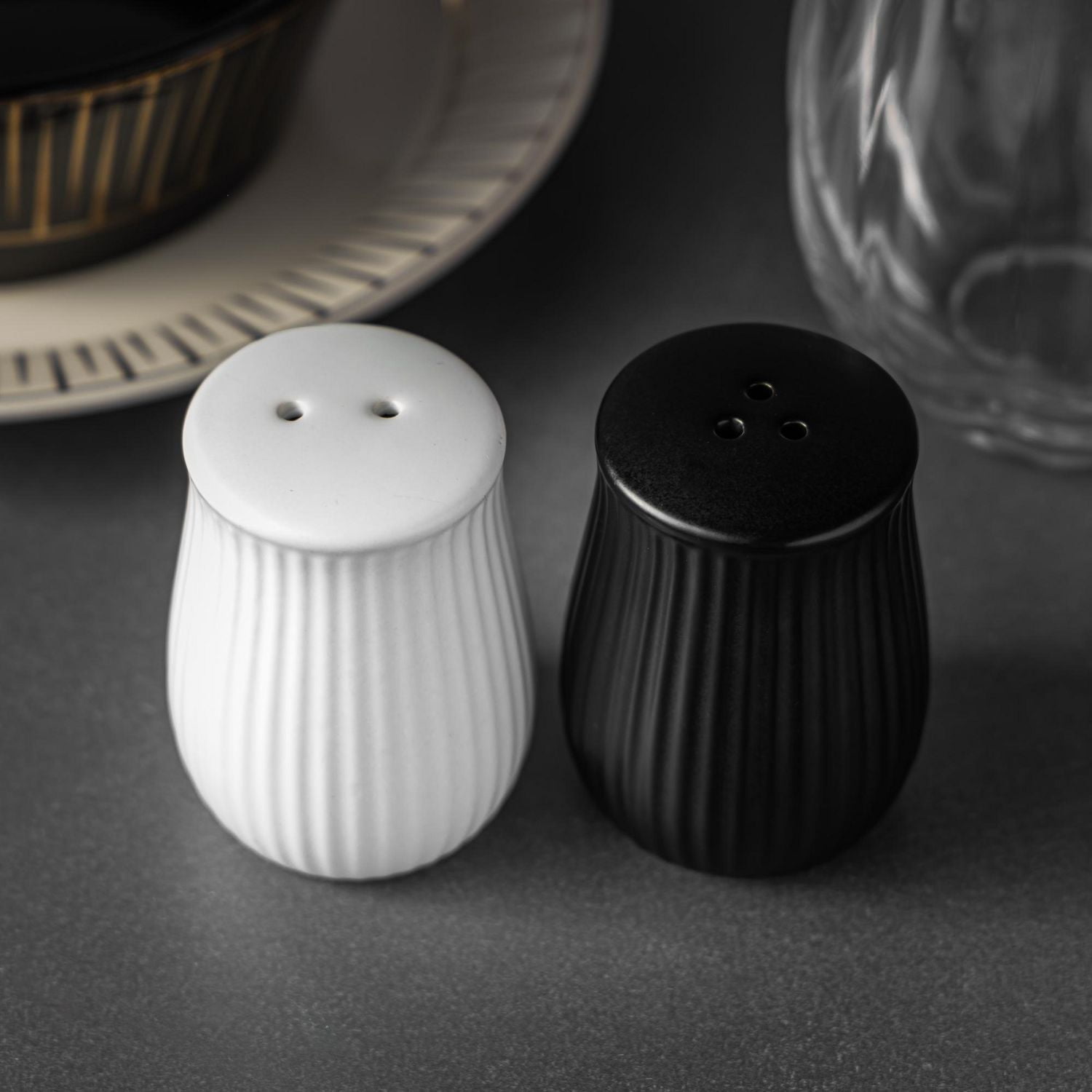 Thyme & Table Ribbed Salt & Pepper Shakers, Shaker