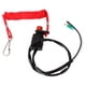 thumbnail image 4 of Interruptor de Parada de Emergencia del Motor del Bote, Interruptor de Seguridad de Abdominales Match Spring Lanyard Instalacia Fácil para Al Aire Libre, 4 of 7