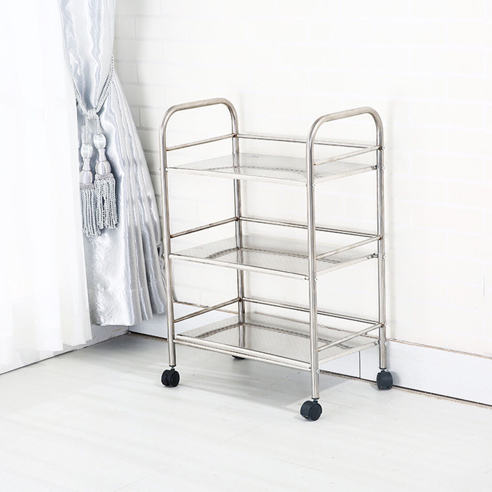Buy FETCOI 3Tier Kitchen Storage Utility Cart on Wheels Shelf