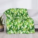 thumbnail image 3 of Fotbe Happy St. Patrick's Day Manta de Franela con Estampado, Manta Ultrasuave para Cama, Sofá, Auto, Hipoalergénica y Antibolitas-80"x60", 3 of 6