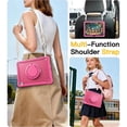 thumbnail image 7 of Case for iPad (A16) 11th/10th Generation Case 11 inch 2025/10.9'' 2022 Handle Protective Cover 360 Rotating Ring Stand, Shockproof Dropproof Case for Kids Kickstand & Pencil Holder & Shoulder Strap, 7 of 7