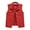 Red, variant on Hot Sale!! Jean Vest Top for Women 2025 Trendy Plus Size Denim Jacket Casual Comfy Button Down Sleeveless Cropped Waistcoat Frayed Jacket Coats with 2 Pockets Yellow S
