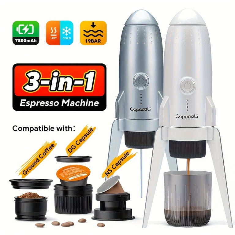 Machine à café portable Milova - Idéale pour les déplacements - Café en Machine à café portable Milova - Idéale pour les déplacements - Café en