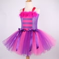 thumbnail image 5 of Vestido de tutú de gato de Cheshire para niñas, ropa de fiesta de carnaval de Halloween, disfraz de gato Alicia en el País de las Maravillas, vestido de princesa de cuento de hadas elegante para niños, 5 of 5