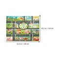thumbnail image 2 of WEUVEB Childrens Toy Game Mat with Car Toys and Traffic Signs Simulation Design for Indoor Play 1Set, 2 of 8