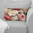 thumbnail image 4 of Designart "Classic Beige Vintage Flora IV" Floral Printed Throw Pillow, 4 of 5