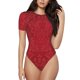 thumbnail image 1 of Fotbe Vintage Burgundy Body de Mujer con Cuello Redondo y Mangas Cortas, Sin Mangas Ajustado, Suave, Cómodo y Básico-Large, 1 of 7