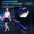 thumbnail image 6 of Aosom Kids Ride on Car with Remote Control, 12V 3.1 MPH Electric Car for Kids, Battery Powered Ride-on Toy for 37-60 Months with Music, Dark Blue, 6 of 10