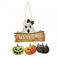 thumbnail image 3 of Letrero colgante de Halloween Macarena para porche decoración de madera, 3 of 8