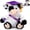 Purple, variant on BOSALY 10" Graduation Cow Stuffed Animals with Diploma, Hat & Sash, Bachelor Cow Stuffed Animals for High School & College Graduation Gifts, Commemorative Keepsake for Friends (Red)