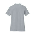 thumbnail image 6 of Gildan Women Softstyle Pique Polo, Short Sleeve Cotton Blend, Semi-Fitted, Sport Grey, Pack 1, S-2XL, 6 of 6