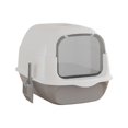 thumbnail image 1 of Xuanheng Enclosed Cat Litter Tray High Capacity for Small Animals Rabbit Potty Toilet Gray, 1 of 8