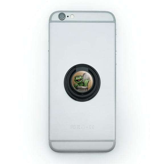 Sesame Street Vintage Oscar the Grouch Mobile Smart Phone Finger Ring Grip Holder Stand