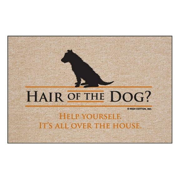 High Cotton Hair Of The Dog Doormat Multi-Colored