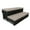 Port/Beige, variant on Confer Plastics Leisure Accents Deluxe Spa Hot Tub Steps, 36" W, Portobello