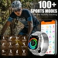 thumbnail image 3 of Smart Watch for Men Women 1.96" High - definition Large- screen Bluetooth Call Sports Outdoor Smart Watch with Fitness Tracker Waterproof, 3 of 9