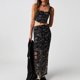 thumbnail image 1 of Conjunto de falda de 2 piezas para mujer Conjunto de dos piezas de falda larga sin mangas para mujer Oufifit diario FLhrweasw Nuevo, 1 of 7