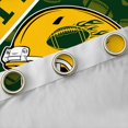 thumbnail image 4 of jejeloiu Football Rugby City Black Out Curtains,Yellow Ball Helmet Curtains Pack of 2 (42x63 Each) For Men Women, 4 of 6