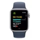 thumbnail image 3 of Apple Watch SE GPS (2da Gen) • Caja de aluminio color plata de 44 mm • Correa deportiva azul tormenta - S/M, 3 of 6