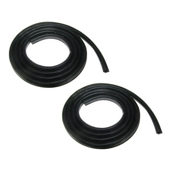Door Seal Set 2 Piece Set - Compatible with 1987 - 1991 GMC R1500 Suburban 1988 1989 1990