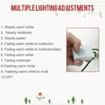 thumbnail image 2 of GAZEBETER 7.5ft Christmas Tree, Pre-lit Artificial Christmas Tree W/3398 PE & PVC Mixed Branch Tips, 500 LED Lights & 9 Lighting Modes, Stand for Home, Office, Party, Commercial, 2 of 9