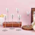 thumbnail image 4 of 12 pc Butterfly Memo Photo Holder Alloy Spiral Card Holder Platinum 42x130mm, 4 of 6
