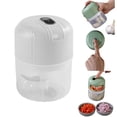 thumbnail image 2 of Clearance Promotion 250ML Electric Garlic Chopper Mini Portable Veggie Chopper Garlic Grinder Masher Onion Chopper To Vegetable Wireless Food Processor for Fruit Meat Etc, 2 of 9