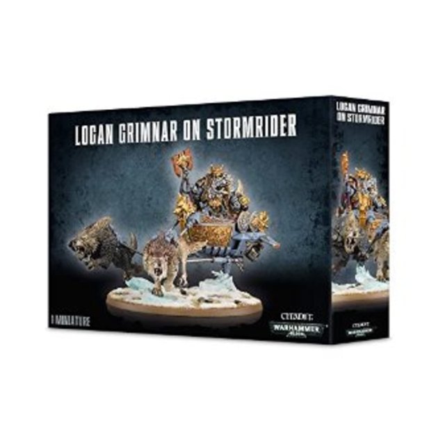 Juego de mesa Games Workshop Warhammer 40K Logan Grimnar en Stormrider