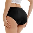 thumbnail image 3 of Nestiefly Womens Underwear Seamless High Waisted Panties | Full Coverage, Lightweight, Soft Stretch Breathable, Tagless Briefs 2026 Black 3XL, 3 of 6