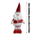 thumbnail image 2 of JJKBVCLO Santa And Snowman Stretchable Doll Knitted Standing Doll For Home Tabletop Festive Display, 2 of 4