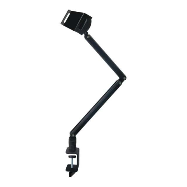 Soporte para computadora portátil, soporte para teléfono, giratorio de 360 grados, multiusos, ajustable, soporte de escritorio, brazo plegable para of