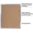 thumbnail image 3 of Americanflat 16x20 Picture Frame with Polished Plexiglass with 11x14 Mat 5 Pack Display Photo Frames - Silver, 3 of 8
