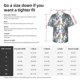 thumbnail image 5 of Balery Flowers and Butterflies Camisas hawaianas de manga corta para hombre, camisas playeras de corte holgado, camisas de vacaciones con botones,3X-Large, 5 of 7