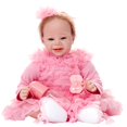 thumbnail image 2 of Muñeca Reborn Awake de 22 pulgadas de la real, niña, niño, tamaño recién nacido, muñeca falsa para niños pequeños, pelo de mohair enraizado a man Baoblaze Kits de muñecas Reborn, 2 of 7