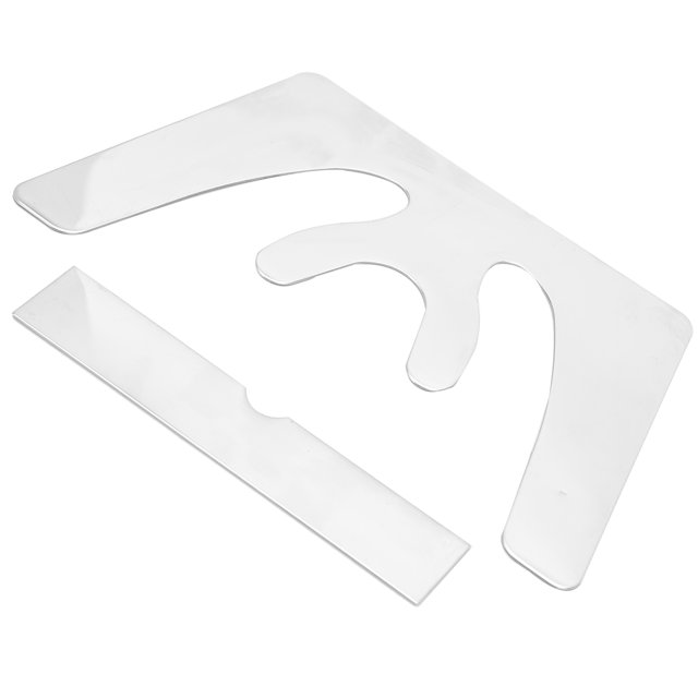 Placa de Avión Maxilar Dental, Accesorios Dentales Profesionales de Desgaste Resistente a la Placa de Avión Maxilar Con Seguridad Ecológica para Hospital Dental